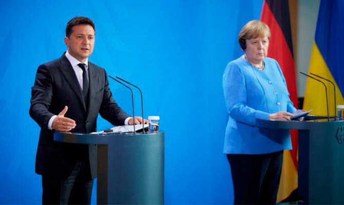 Зеленский обсудит с Меркель гарантии для Украины по «Северному потоку-2»