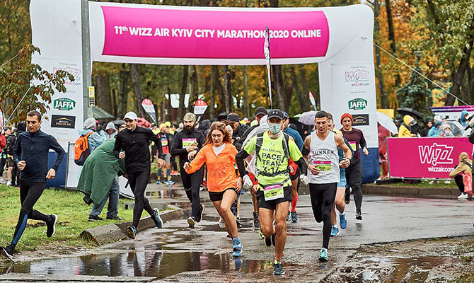 В центре Киева на выходных ограничат движение транспорта из-за марафона