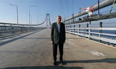 В Турции начался монтаж последней части моста через Дарданеллы