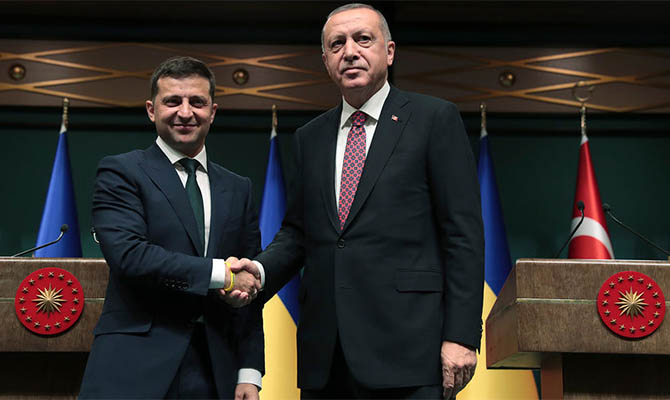 Эрдоган и Зеленский поговорили о турецко-украинских отношениях