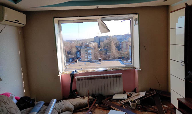 В Донецкой области произошел взрыв в многоэтажном доме