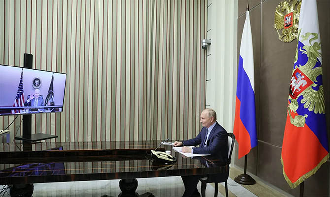 Переговоры Путина и Байдена завершились